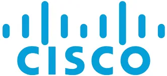A blue logo of cisco with the word cisco underneath it.